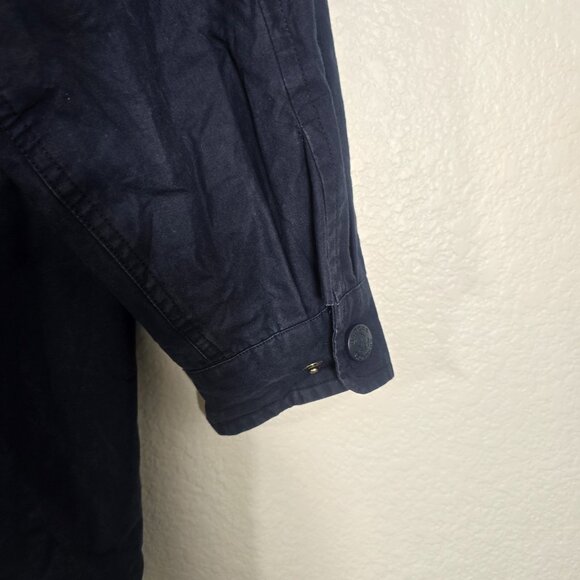 Brooks Brothers Hooded Jacket Men Large Zip Nautical Lined Pockets - Picture 9 of 13